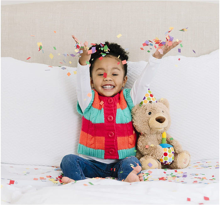 GUND Happy Birthday Teddy 17" Animated