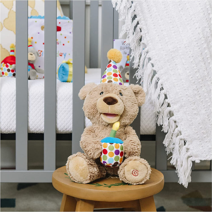 GUND Happy Birthday Teddy 17" Animated
