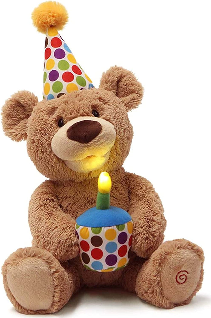 GUND Happy Birthday Teddy 17" Animated