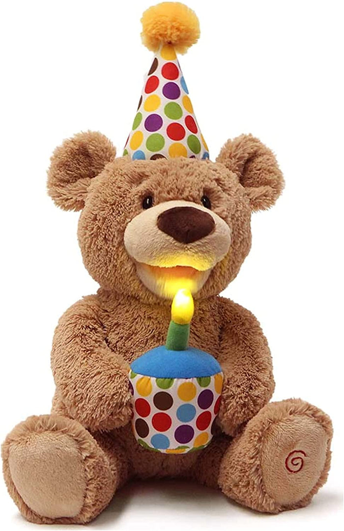 GUND Happy Birthday Teddy 17" Animated