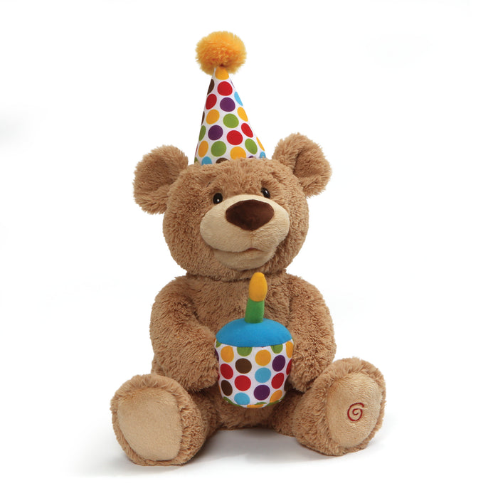GUND Happy Birthday Teddy 17" Animated