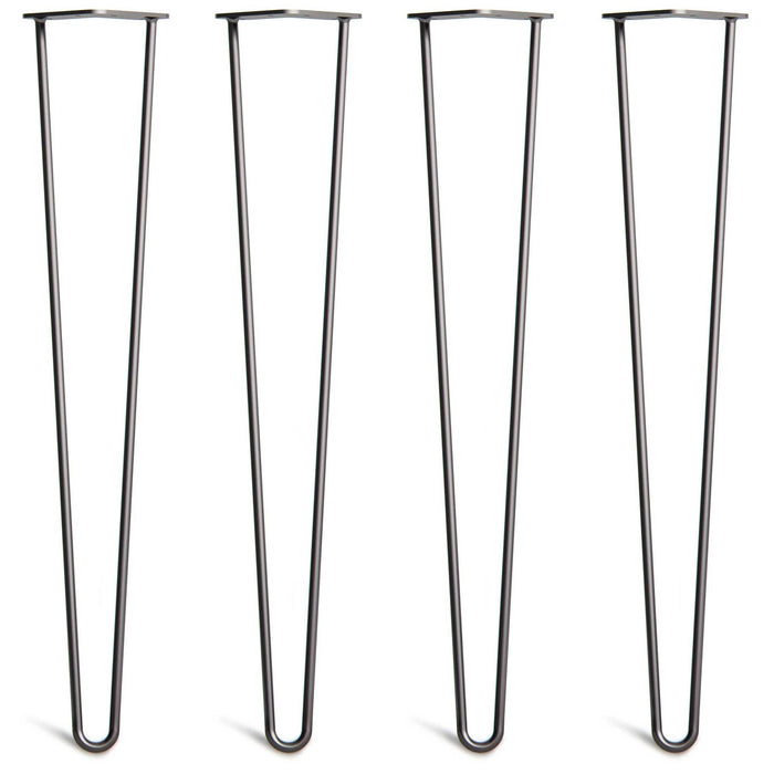 Hairpin Legs - Desk & Dining Table - 28inch / 71cm - 2 Rod - 10mm Classic