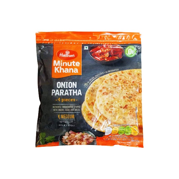 Haldiram's Onion Paratha Medium 4PCS