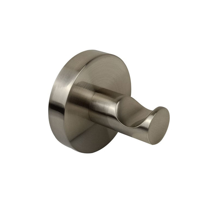 Cesena Brushed Nickel Robe Hook - Acqua Bathrooms