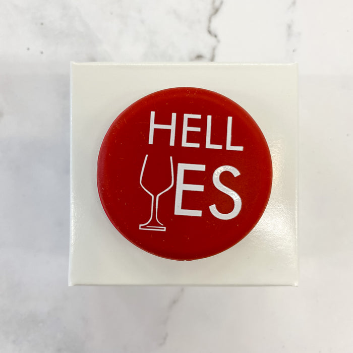 Hell Yes Wine Cap - Lyla's: Clothing & Gifts - Online and Rockwall Texas Boutique