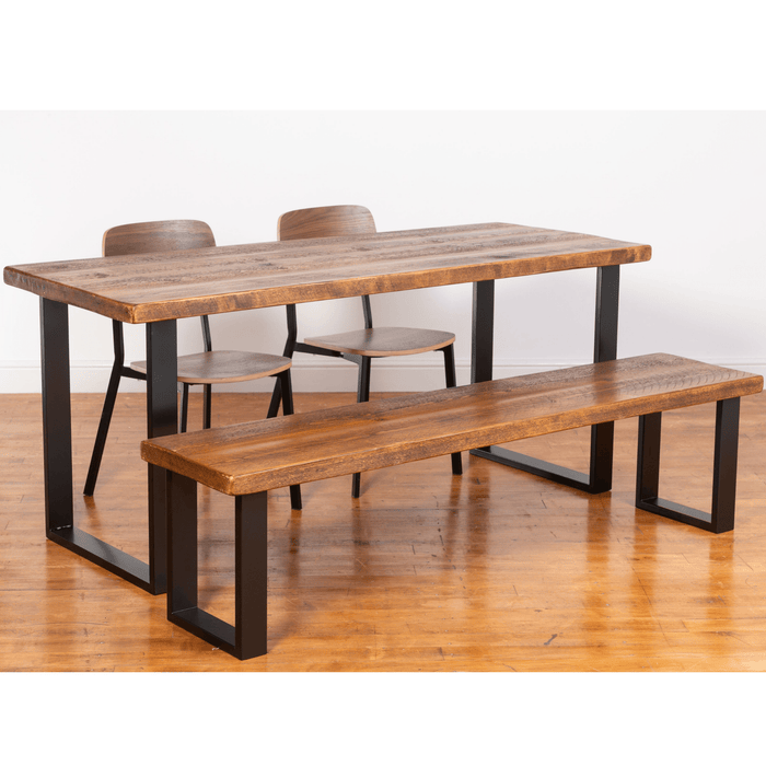 Helvellyn Industrial Bench - Square Legs - 90cm - 35cm