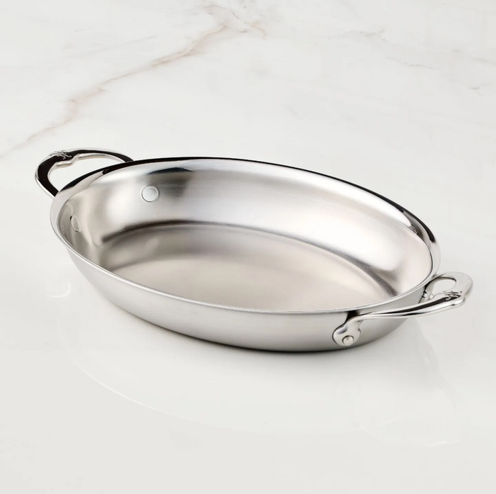 Hestan | Medium Clad Oval Au Gratin