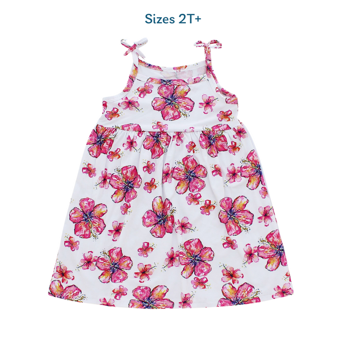 Hibiscus Kiss Bamboo Dress