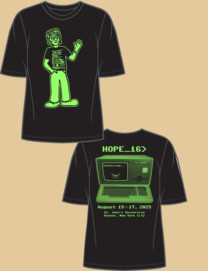 HOPE_16 Shirt & Free HOPE_16 Badge