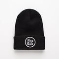 Hug Life - Jet Black Kids Beanie