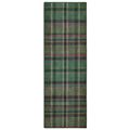 Hug Rug Eco-Washable Isla Plaid Emerald