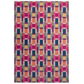 Hug Rug Eco-Washable Jude Geo Weave Bright
