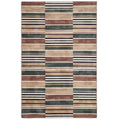 Hug Rug Eco-Washable Savanna Stripe- 100% recycled content washable rug featuring stripes.