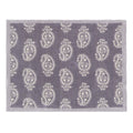 Paisley Grey Doormat- 100% recycled cotton doormat featuring a paisley design.