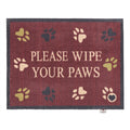 Hug Rug Wipe Your Paws Burgandy