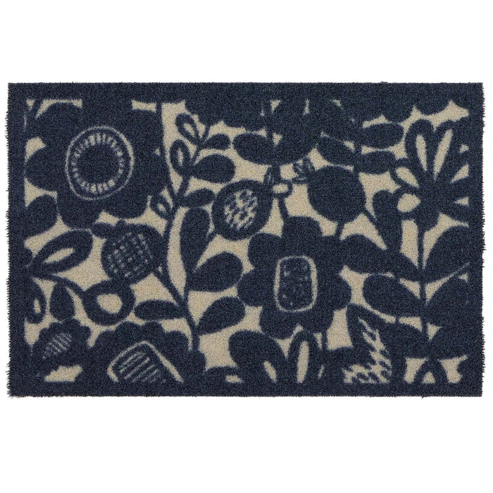 Hug Rug X Scion Outdoor Kukkia Dark Navy