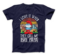 I Love It When They Call Me Big Papa T-Shirt, Papa Smurf Style