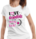 I Love My Grandkids To The Moon & Back! Apparel White Standard Fit