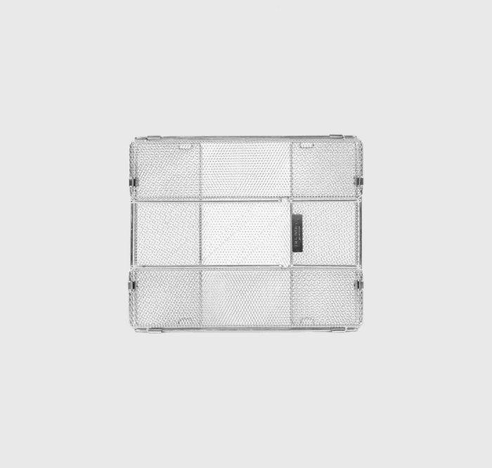 BUENOFE IGT Mesh Tray 1.5 animation showing all four side panels folding down flat