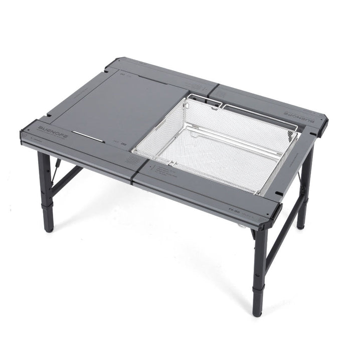 BUENOFE IGT Mesh Tray 1.5 installed in an IGT table with the tabletop panel slid aside