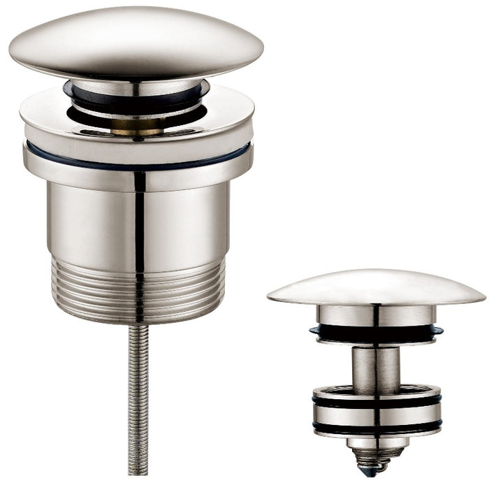 Ikon | Brushed Nickel Universal Pop Up Waste - Acqua Bathrooms