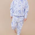 Jogger Set | Blue Flowers