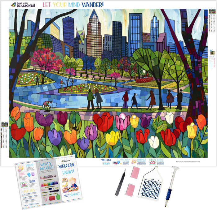 Joyous City Park in Spring