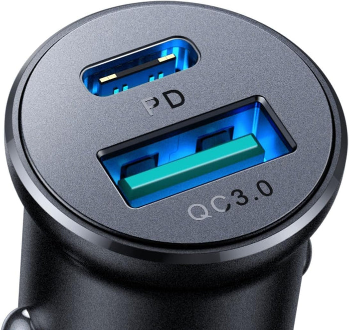 JR-CCN05 30W A+C mini Metal Car Charger