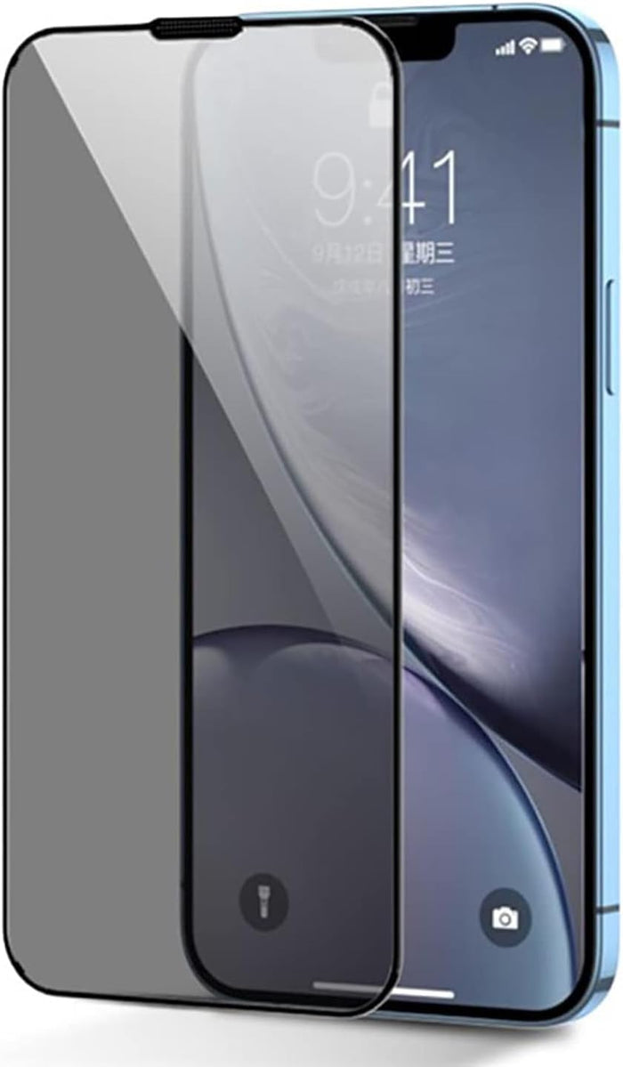 JR-P02 Tempered Glass Screen Protector (2.5D Full Screen with Black Edge) for iP 14 Pro 6.1" (Privacy)