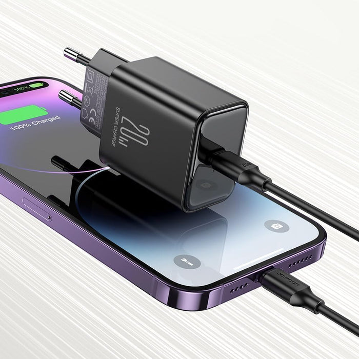 JR-TCF06 Flash Series PD 20W Single-Port Charger-Black