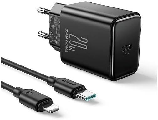 JR-TCF06 Flash Series PD 20W Single-Port Charger-Black