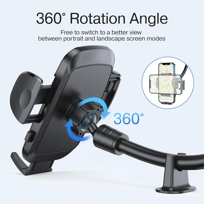 JR-ZS259 Mechanical Car holder( Long arm sucker?-Black