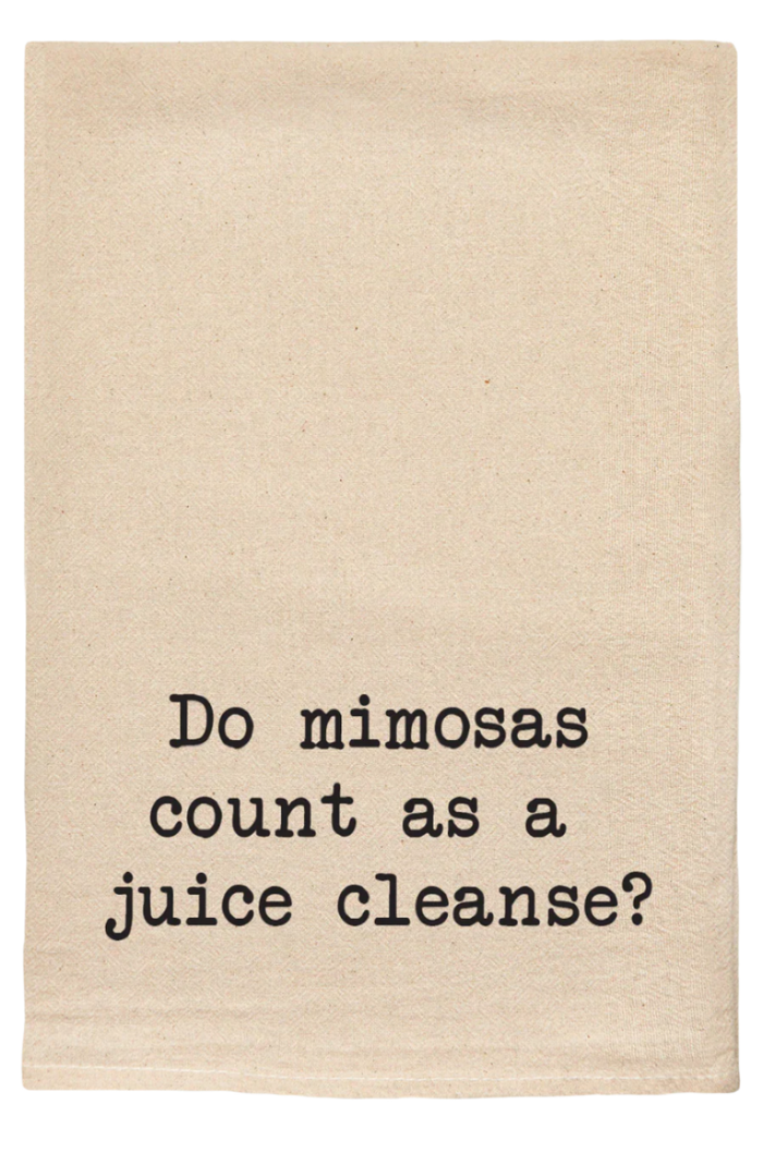 Juice Cleanse Kitchen Towel