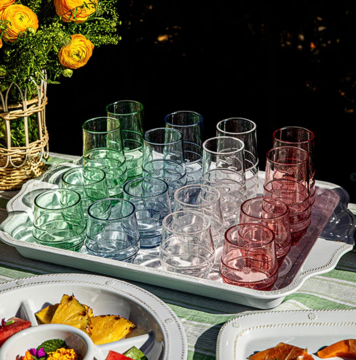 Juliska Amalia Coral Small Tumbler - Acrylic