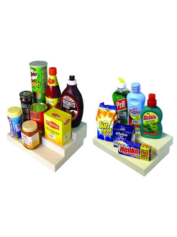 JVS Kitchen Cupboard Space Organizer Combo | Kitchen Storage