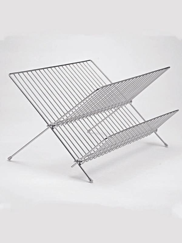 JVS Stainless steel Foldable Plate Stand | Kitchen Storage