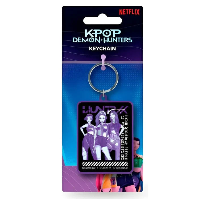 K-Pop Demon Hunters Huntrix Group Pvc Keychain