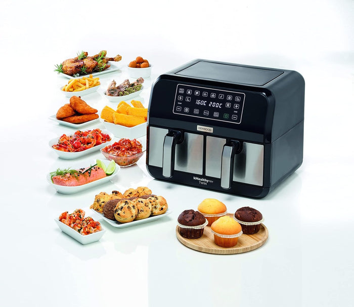 Kenwood Dual Air Fryer 4L+4L 1800W