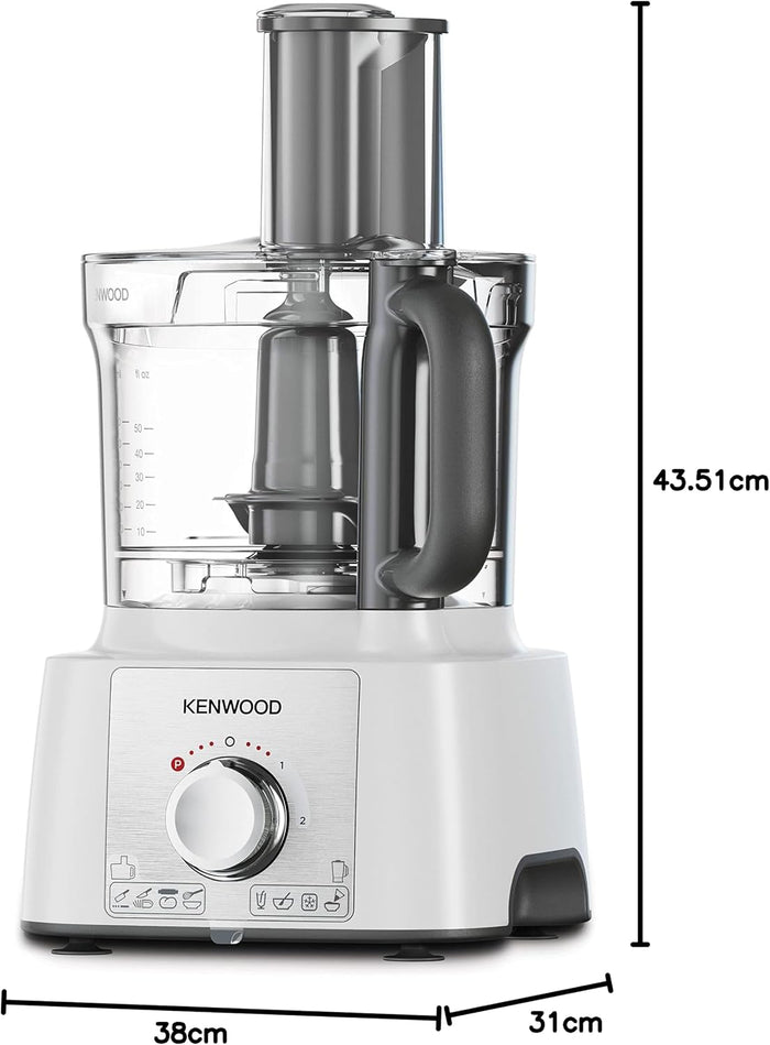 Kenwood Food Processor 3L 1000W White
