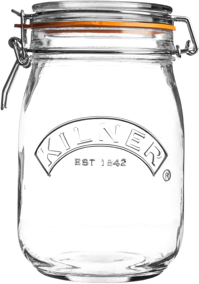 Kilner Round Clip Top Jar 1Lt