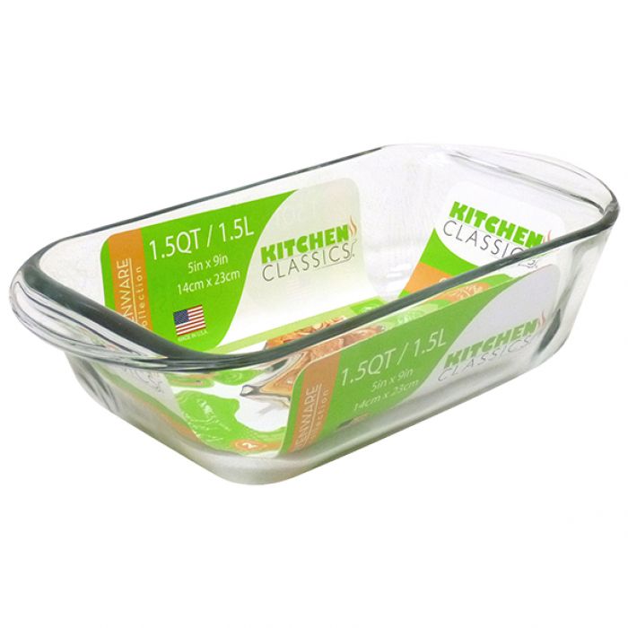 Kitchen Classics Glass Loaf Pan 1.5L/14x23cm