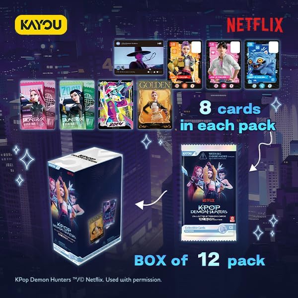 KPop Demon Hunters World Tour Cards, Energy Edition 1-A