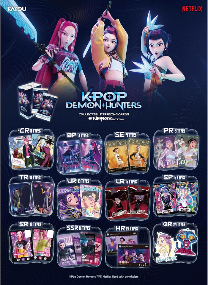 KPop Demon Hunters World Tour Cards, Energy Edition 1-B