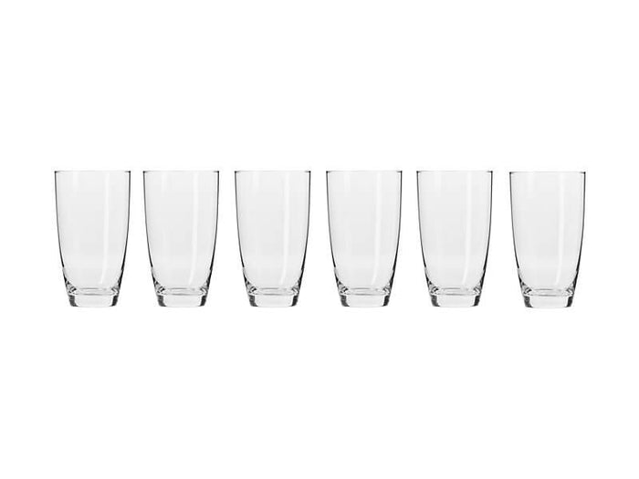 Krosno Harmony Highball Glasses 560ml 6pc (Made in Poland)
