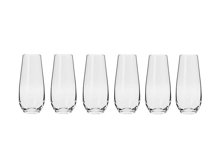 Krosno Harmony Stemless Flutes 250ml 6pc (Made in Poland)