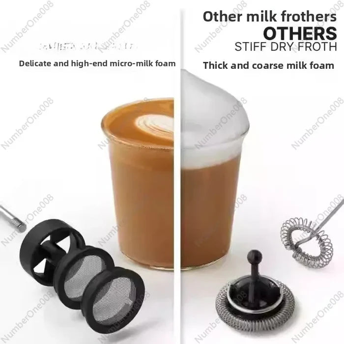 l Handheld Milk Frother Mini Electric Rechargeable Portable Coffee Milk Frother