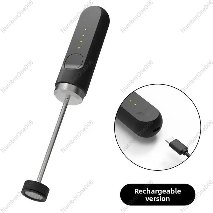 l Handheld Milk Frother Mini Electric Rechargeable Portable Coffee Milk Frother