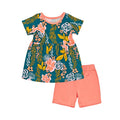 Lā Lei Short Sleeve Top and Shorts Set