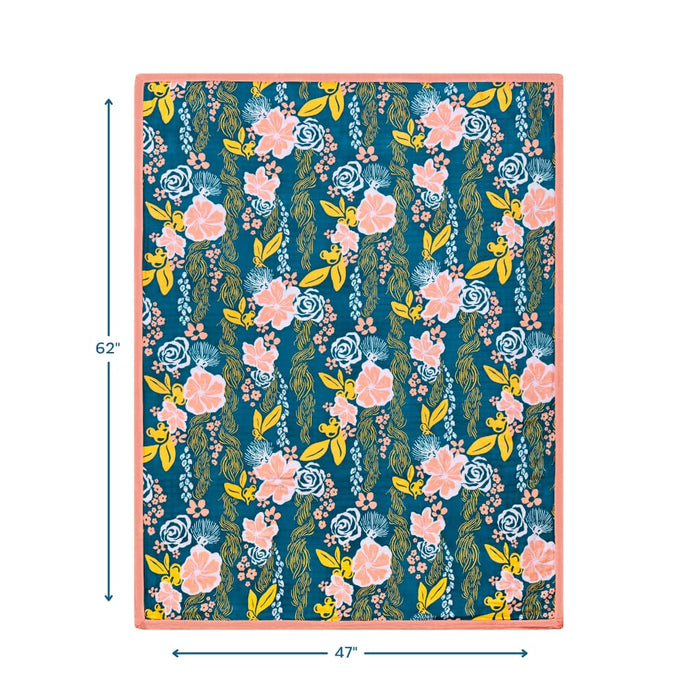 Lā Lei Throw Blanket