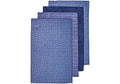 Ladelle Benson 4pk Microfibre Kitchen Towels - Blue - 43x68cm